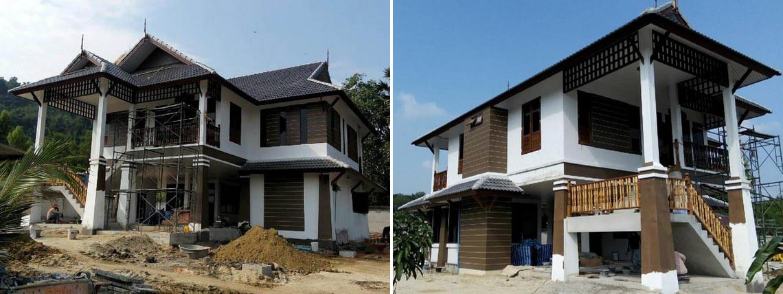 House Construction in Thailand